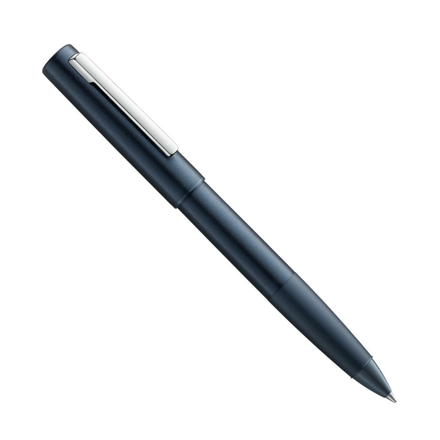 Writing Levenger Rollerball Pens | Lamy Aion Deep Dark Blue Pen