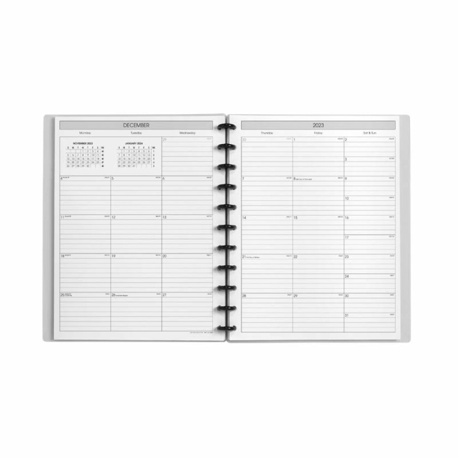 Circa Notebooks Levenger Circa Smartplanners® | Circa Weekly Vertical Format Agenda-Prismatic