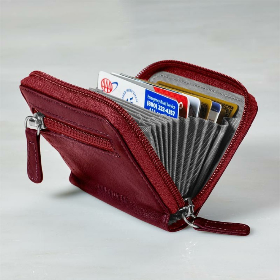 Bags & Accessories Levenger Wallets & Card Cases | Accordion Card File Wallet