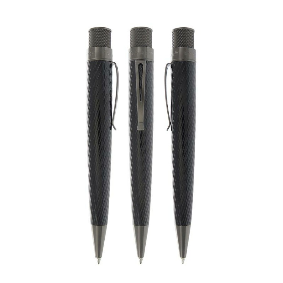 Writing Levenger Rollerball Pens | Retro 51 Tornado Big Shots Rollerball Pen-Black