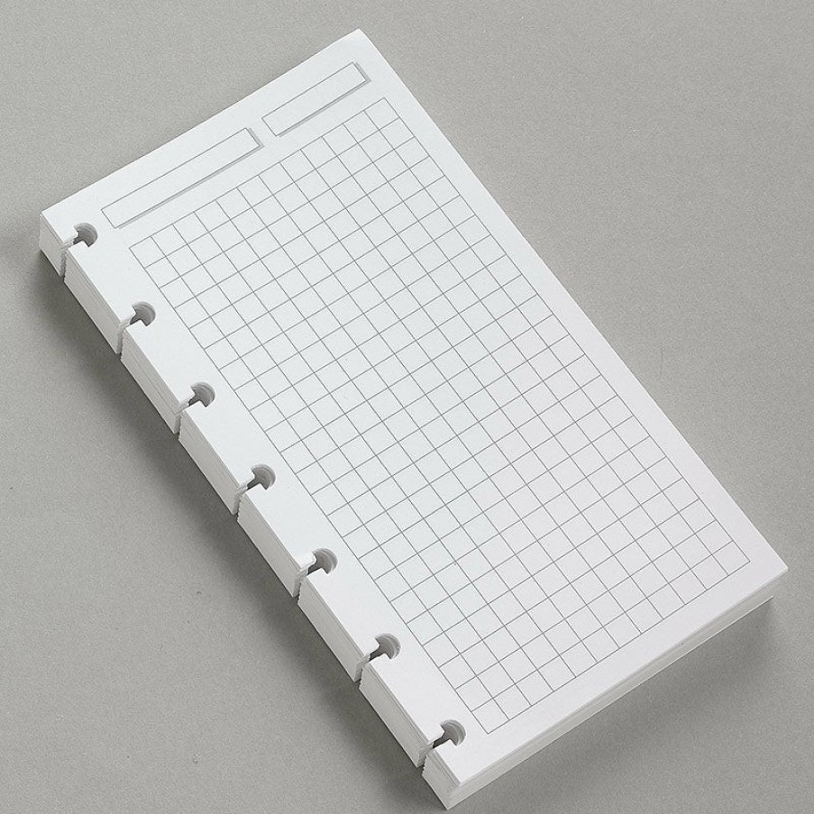 Circa Notebooks Levenger Circa Compact Refills | Special Request Circa Full-Page Grid Refill, Compact (100 Sheets)