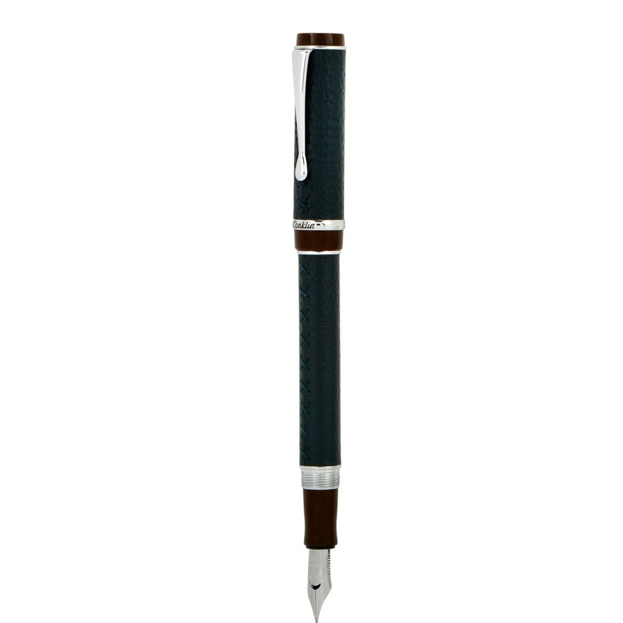 Writing Levenger Conklin | Conklin Duragraph Savoy Leather Fountain Pen