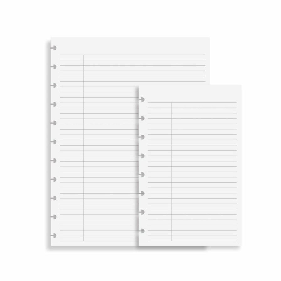 Circa Notebooks Levenger Circa Junior Refills | Circa College Ruled Without Title Box Refill (100 Sheets)