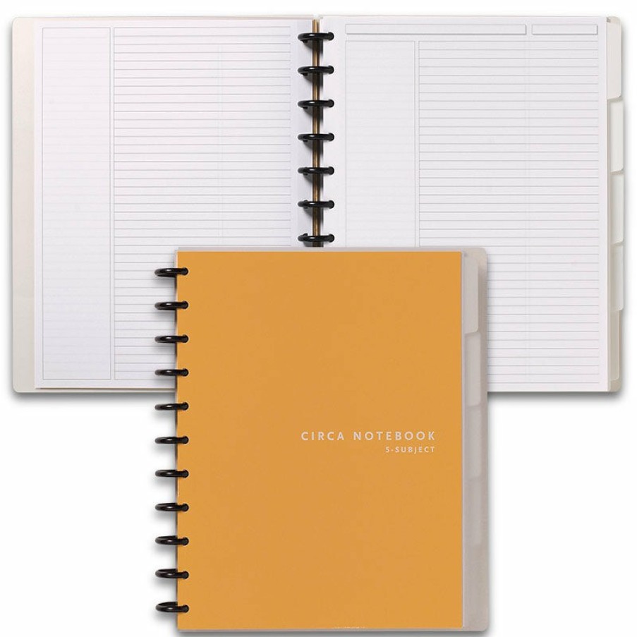 Circa Notebooks Levenger Circa Letter Notebooks | Circa 5-Subject Annotation Ruled Notebook (150 Sheets)