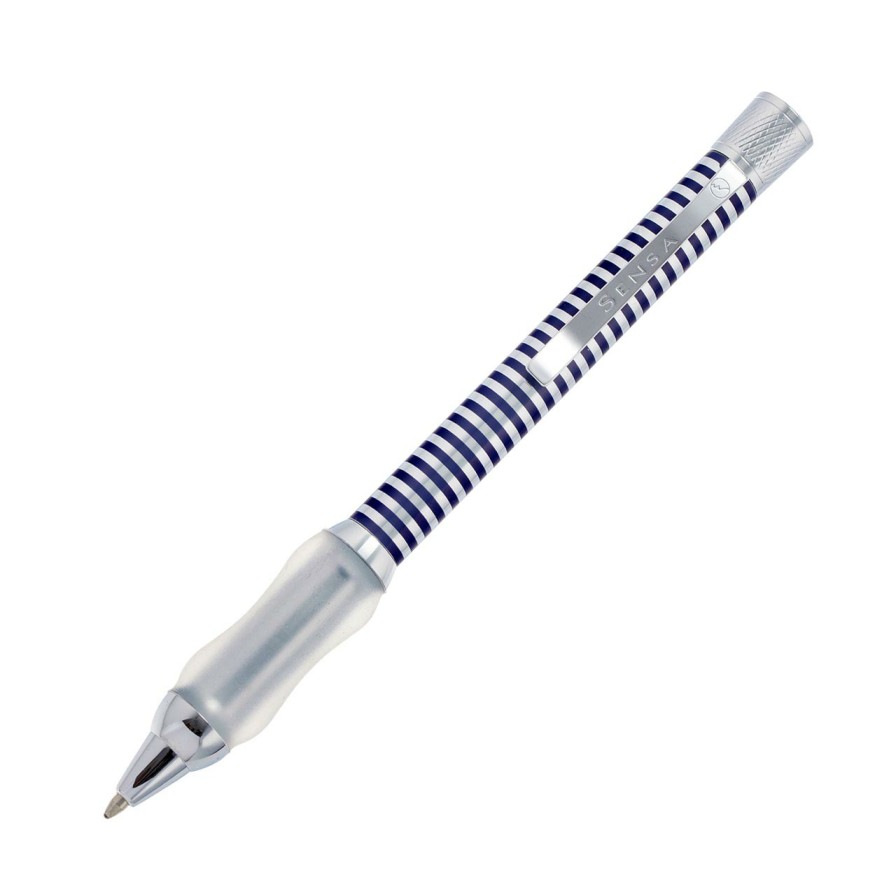 Writing Levenger Ballpoint Pens | Sensa Capri Ballpoint Pen Navy/Blue