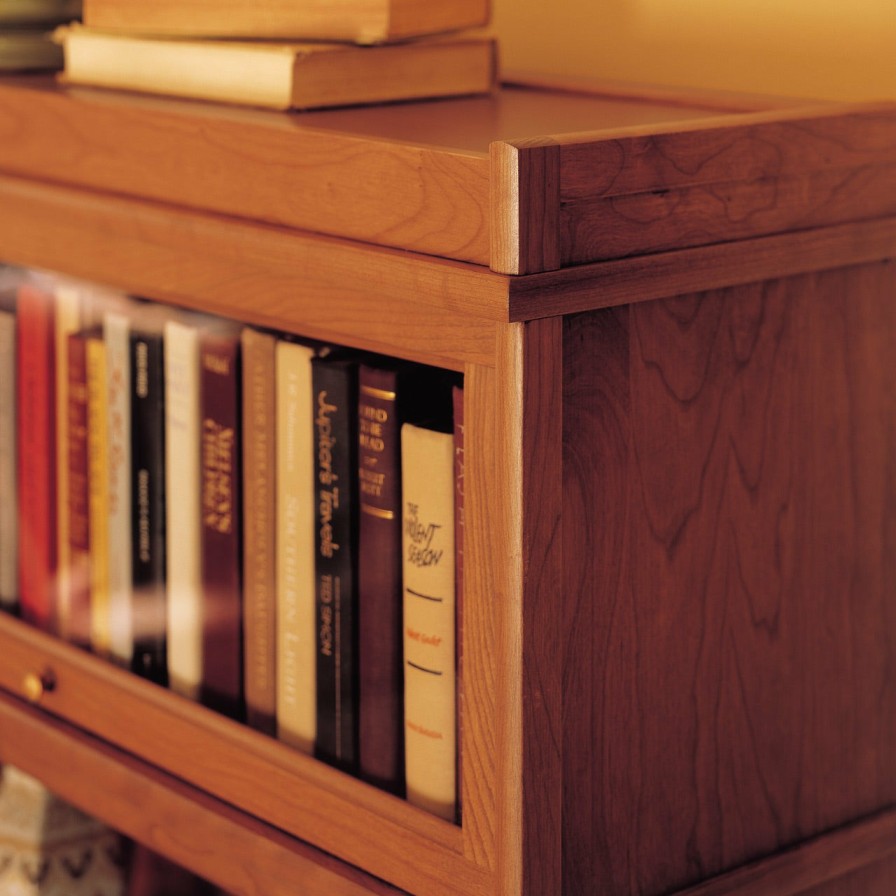 Home & Office Levenger Shelves & Storage | Barrister Bookcase Crown