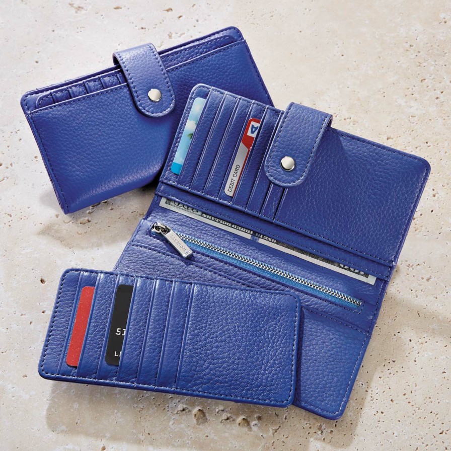 Bags & Accessories Levenger Wallets & Card Cases | Riviera 2-In-1 Card Case Wallet