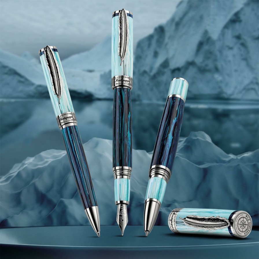 Writing Levenger Montegrappa | Montegrappa Wild Arctic Fountain Pen