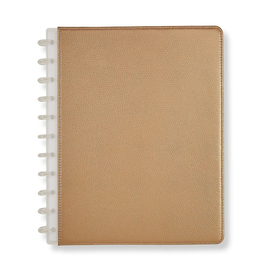 Circa Notebooks Levenger Circa Letter Notebooks | Circa Soiree Pebbled Leather Foldover Notebook