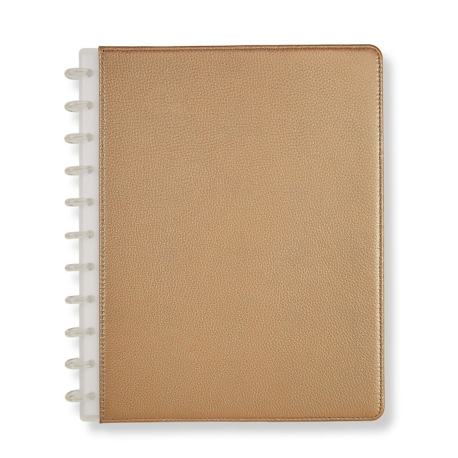 Circa Notebooks Levenger Circa Junior Notebooks | Circa Soiree Pebbled Leather Foldover Notebook