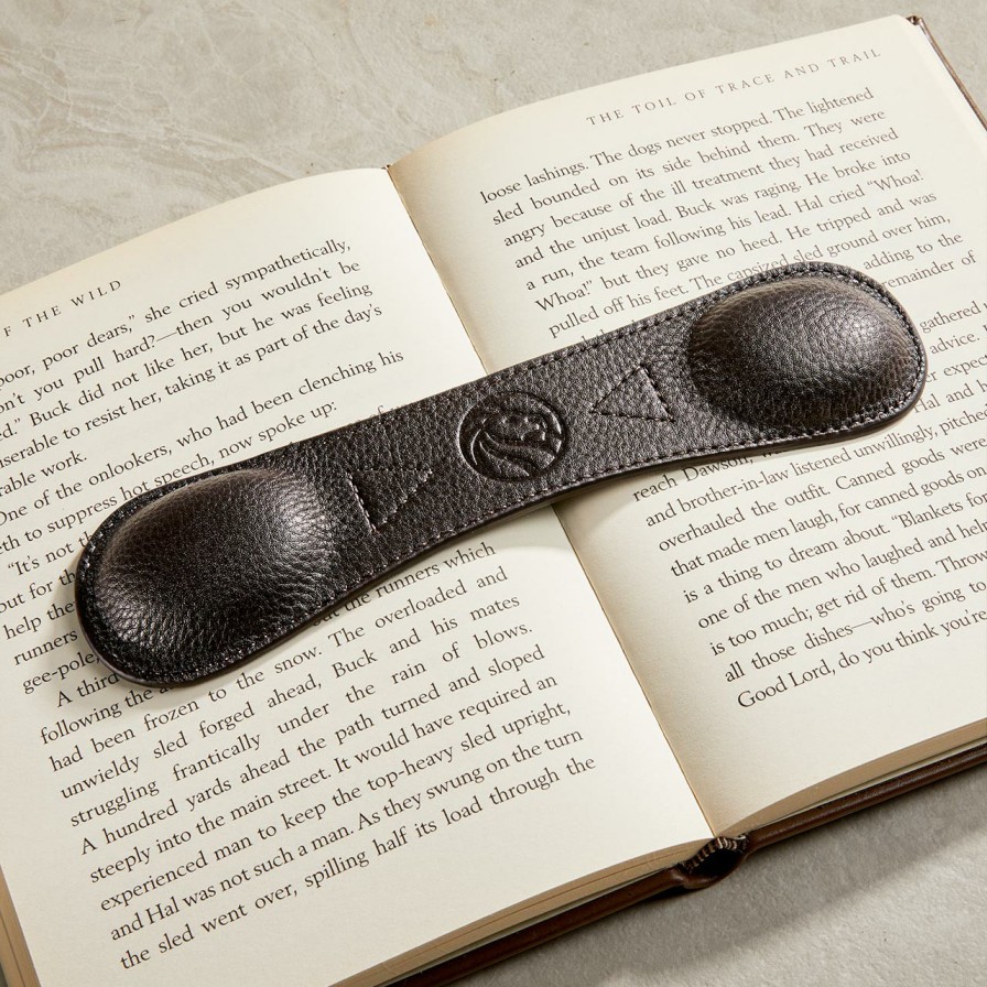 Home & Office Levenger Decor | New York Public Library Book Weight Mocha