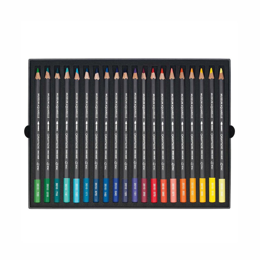 Writing Levenger Caran D'Ache | Caran D'Ache Museum Aquarelle Pencil Set (Set Of 40)