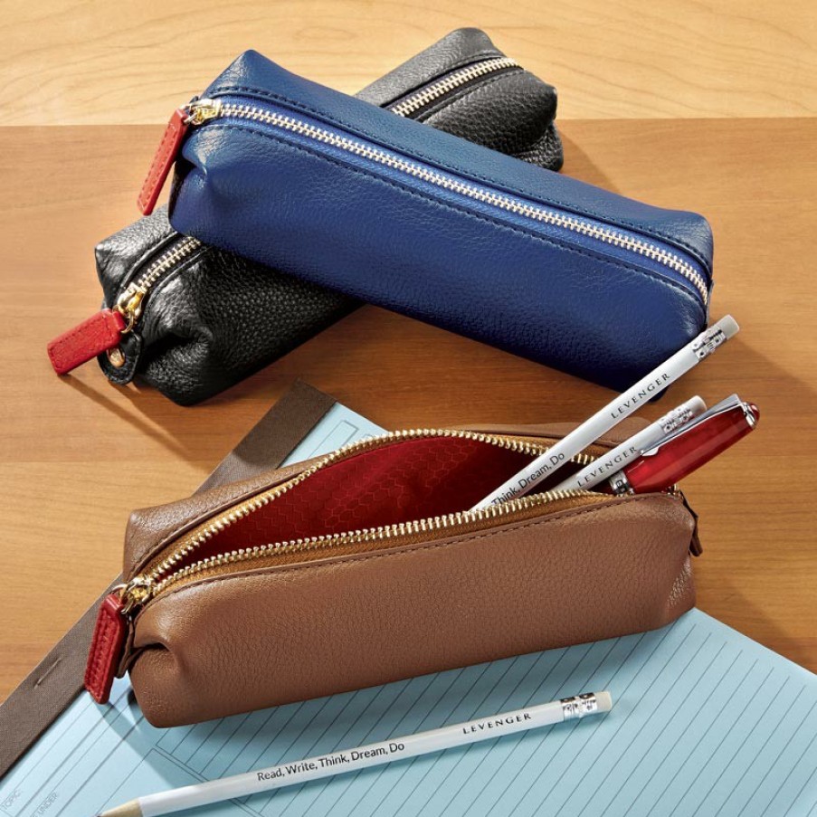 Bags & Accessories Levenger Travel Bags & Accessories | Leather Pen Pouch