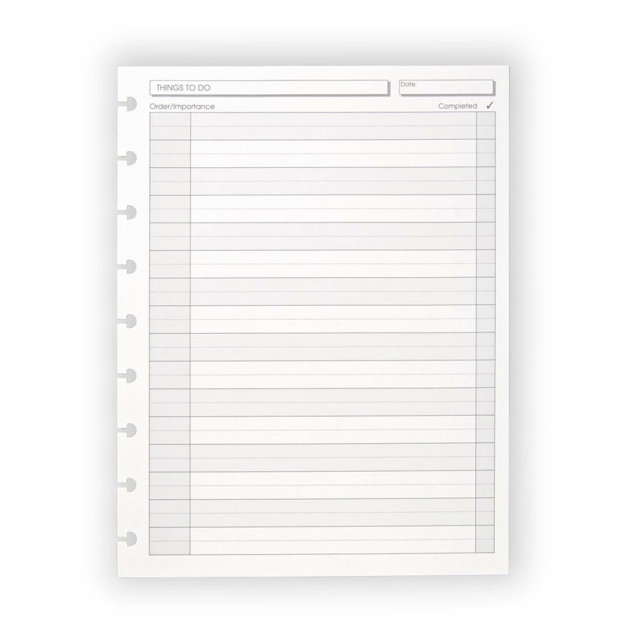 Circa Notebooks Levenger Circa Midway Notebooks | Circa Midway Things To Do Refill (100 Sheets)