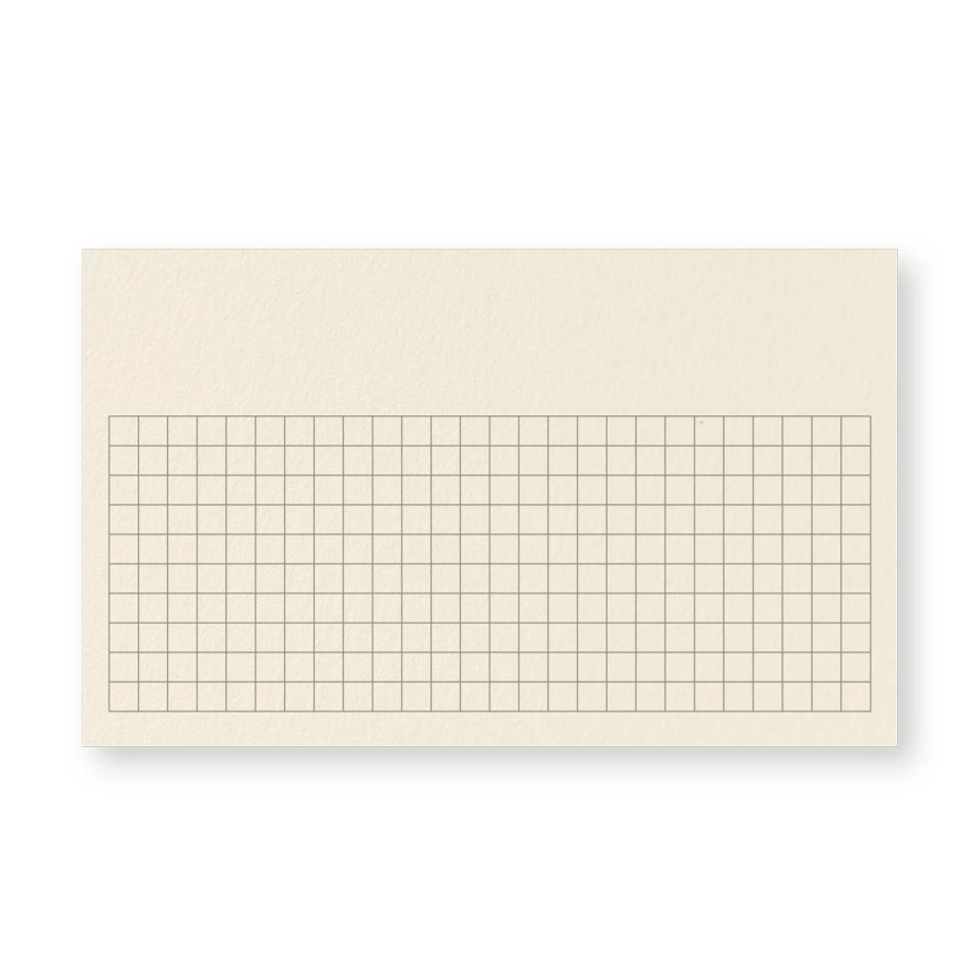 Notebooks & Stationery Levenger Premium Personalized Index Cards | 100 Personalized 3 X 5 Cards, Horizontal Grid