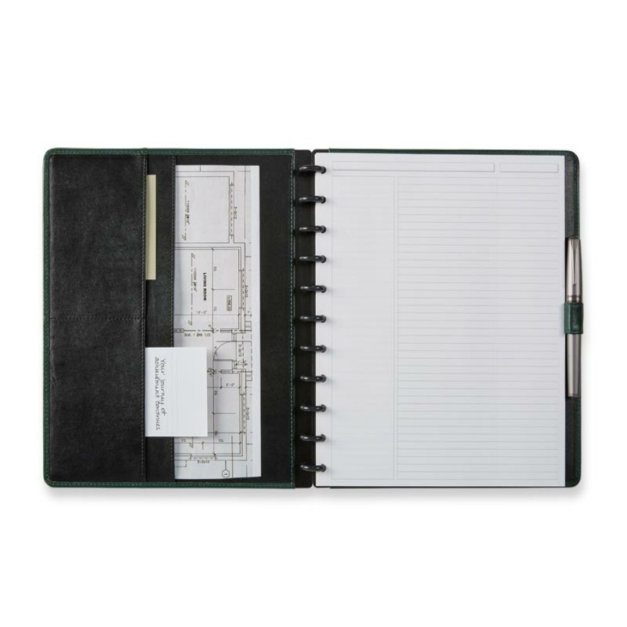 Circa Notebooks Levenger Circa Compact Notebooks | Circa Leather Foldover Notebook