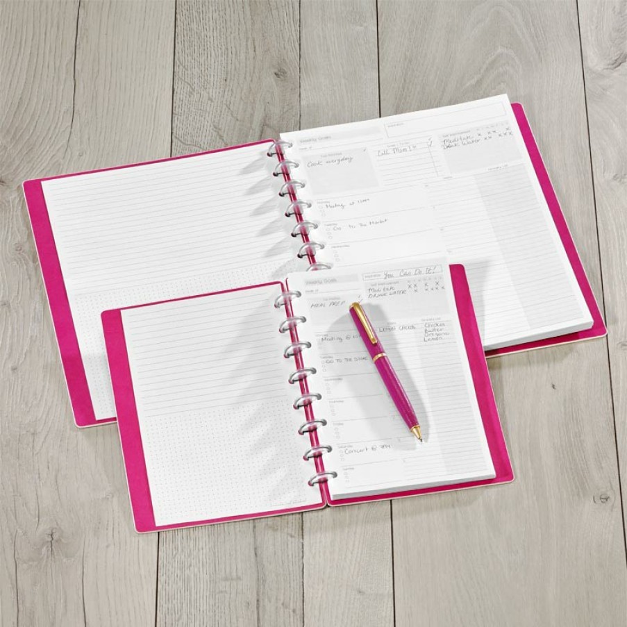 Circa Notebooks Levenger Circa Junior Refills | Circa® Special Request Weekly Goals Refill (100 Sheets)