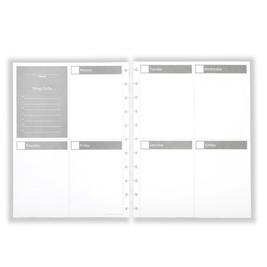 Circa Notebooks Levenger Circa Smartplanners® | Circa Start-Anytime Planner Pages