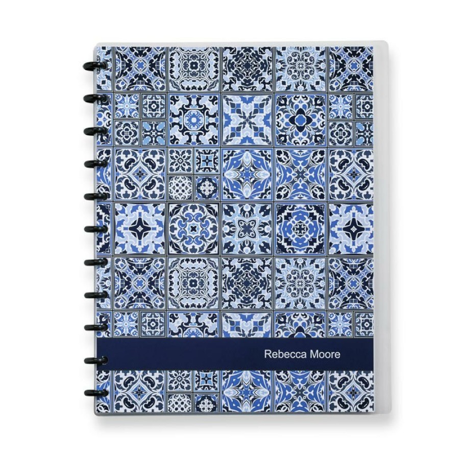 Circa Notebooks Levenger Circa Junior Notebooks | Circa Weekly Vertical Format Agenda-Moroccan Tile