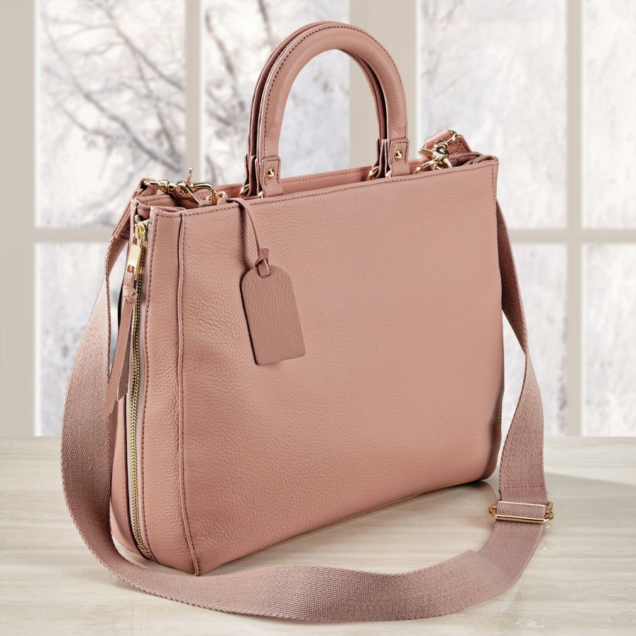 Bags & Accessories Levenger Handbags & Totes | Carrie Expandable Satchel