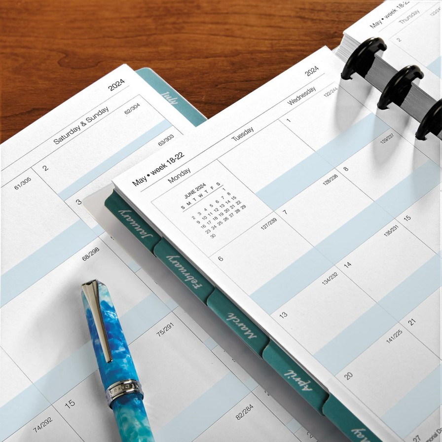 Circa Notebooks Levenger Circa Smartplanners® | Circa Smartplanner Weekly Agenda Refill