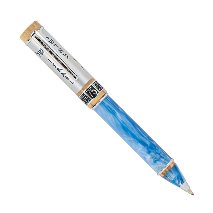 Writing Levenger Ballpoint Pens | Conklin Israel 75Th Anniversary Diamond Jubilee Pen