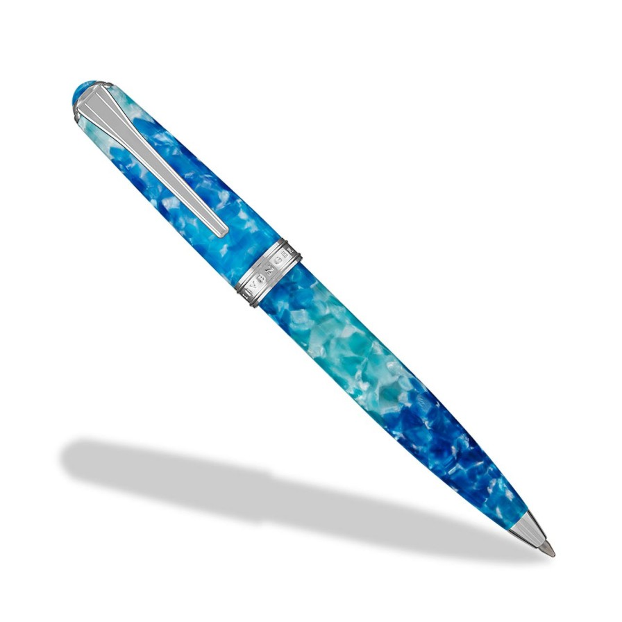 Writing Levenger Levenger Pens | True Writer Classic Blue Grotto Pen