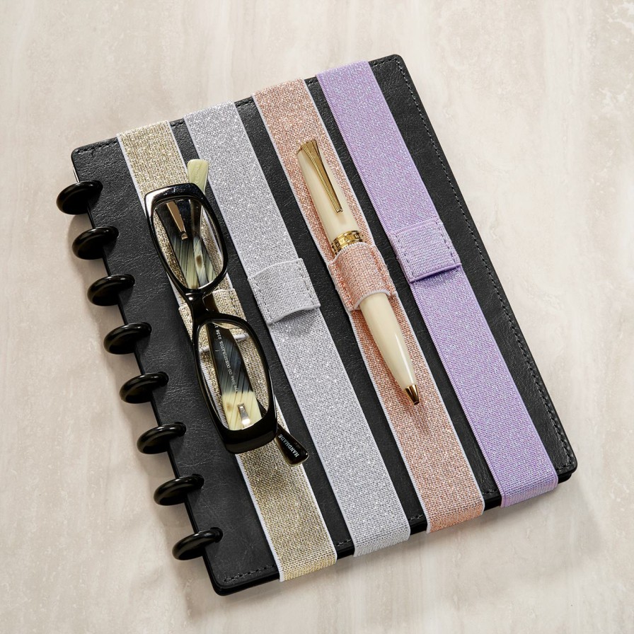 Circa Notebooks Levenger Circa Notebook Accessories | Shimmer Notebook Belt