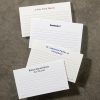 Notebooks & Stationery Levenger Premium Index Cards | 250 Personalized Wallet Cards, Horizontal Ruled