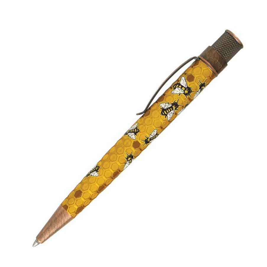 Writing Levenger Retro 51 | Retro 51 Tornado Rescue Honey Bee Ballpoint Pen