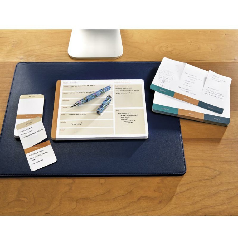 Notebooks & Stationery Levenger Desk Pad & Card Planners | Trifecta Trio Pads (Set Of 3)