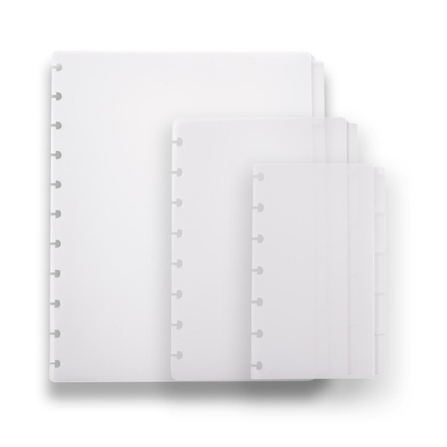 Circa Notebooks Levenger Circa Notebook Accessories | Circa Clear Tab Dividers (Set Of 5)