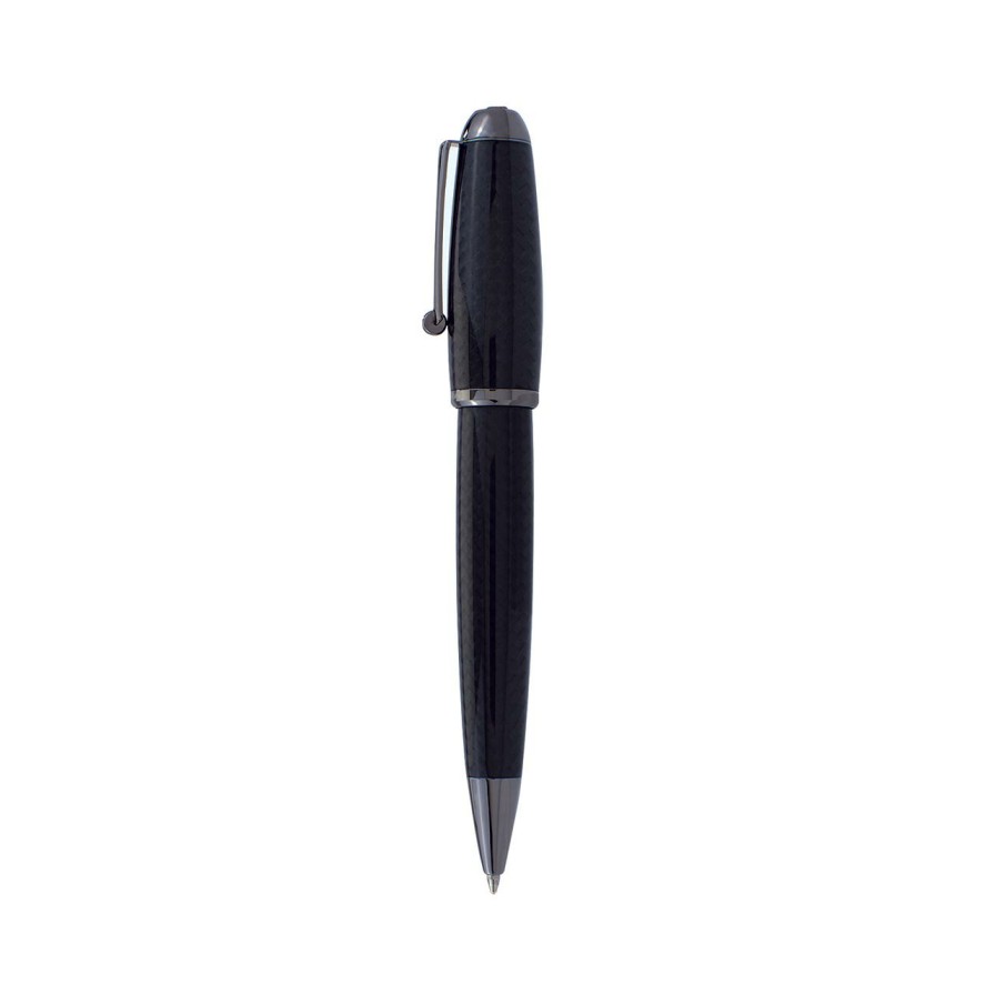 Writing Levenger Ballpoint Pens | Monteverde Super Mega Carbon Fiber Pen Gunmetal