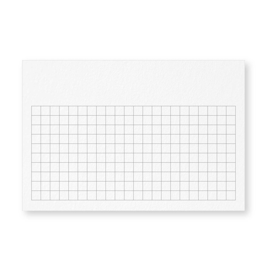 Notebooks & Stationery Levenger Premium Personalized Index Cards | 500 Personalized 4 X 6 Cards, Horizontal Grid