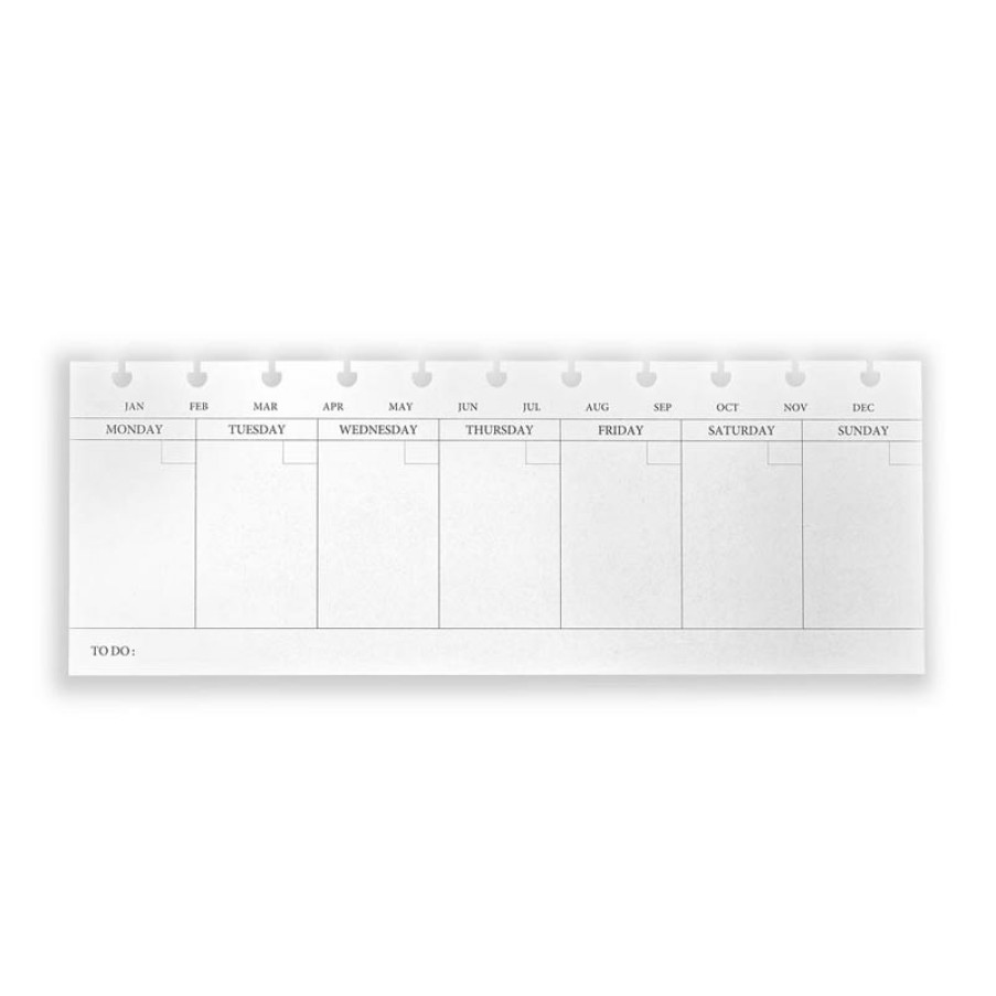 Circa Notebooks Levenger Circa Compact Refills | Circa Keyboard Start-Anytime Weekly Planner Refill