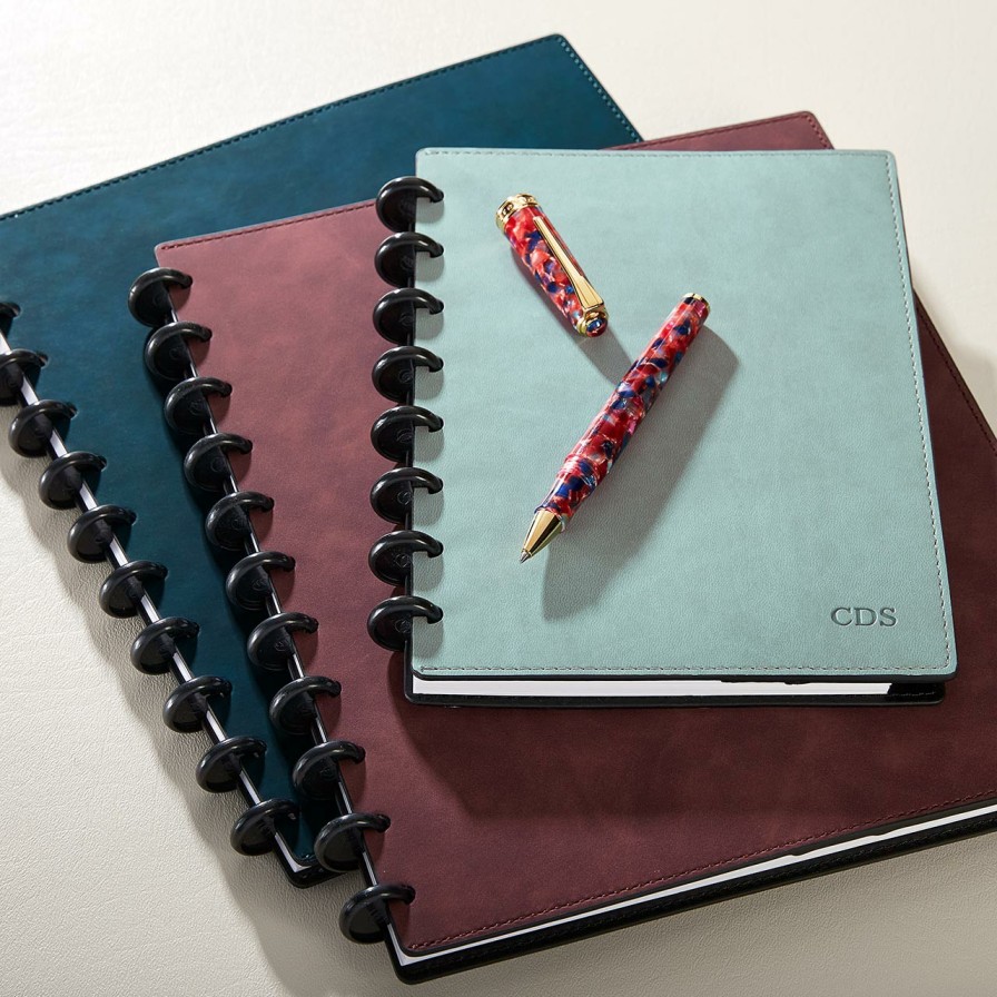 Circa Notebooks Levenger Circa Letter Notebooks | Circa Napa Sliver Foldover Notebook Baltic