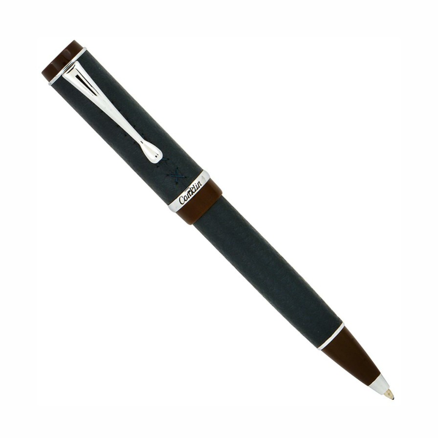 Writing Levenger Ballpoint Pens | Conklin Duragraph Savoy Leather Ballpoint Pen