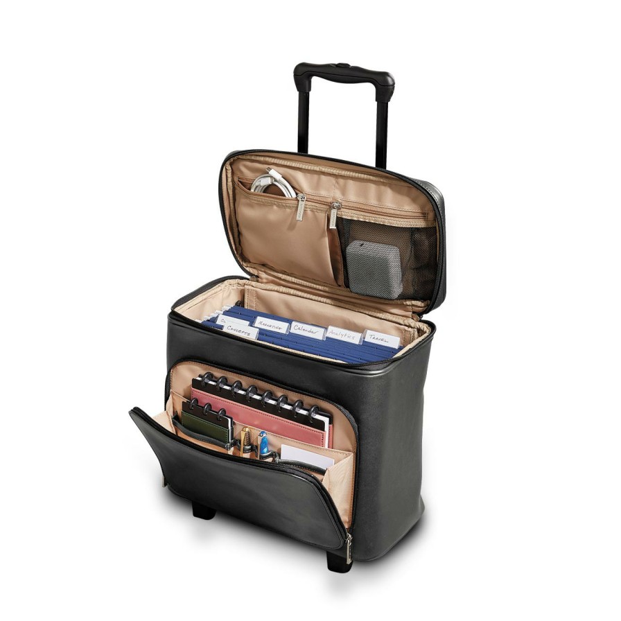 Home & Office Levenger Workspace Organizers | Levtex Rolling File Tote