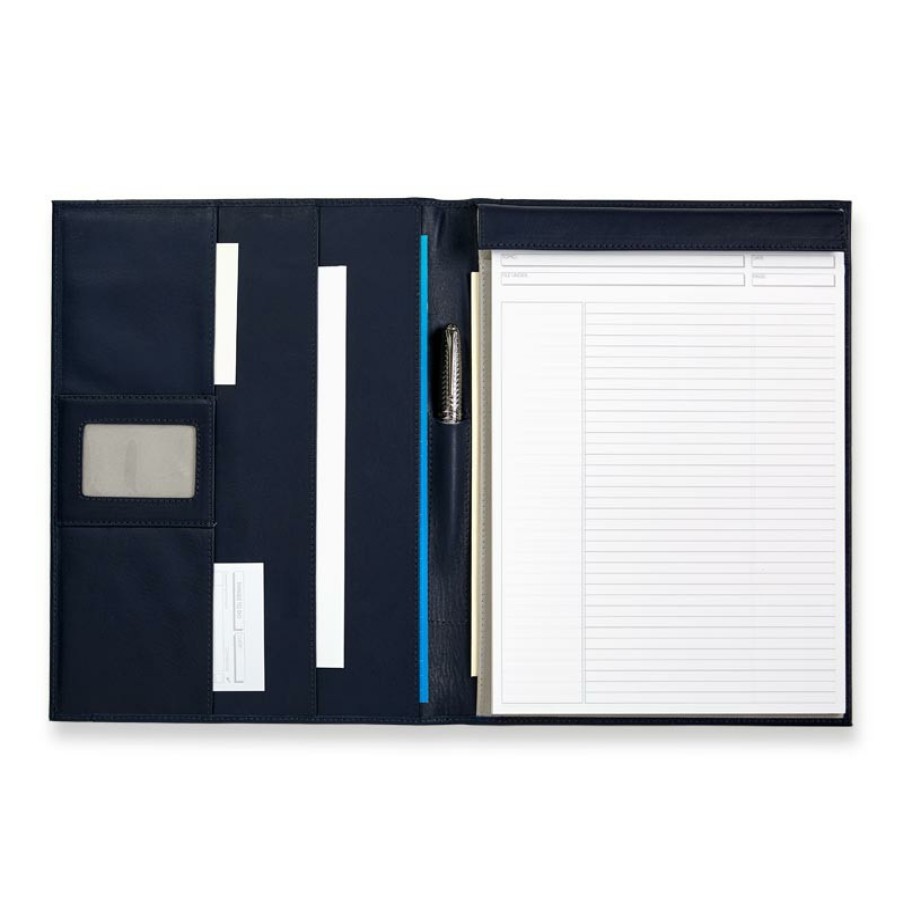 Circa Notebooks Levenger Luxe | The Luxe Folio Ensemble Midnight Blue