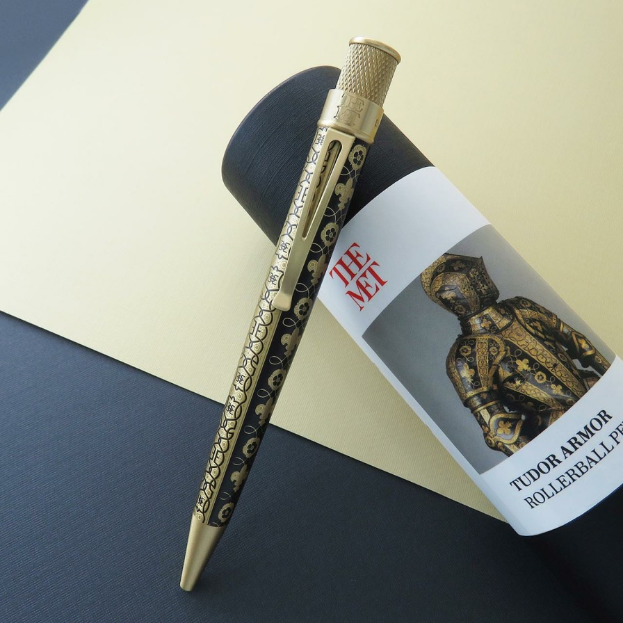 Writing Levenger Retro 51 | Retro 51 Metropolitan Tudor Armor Rollerball Pen