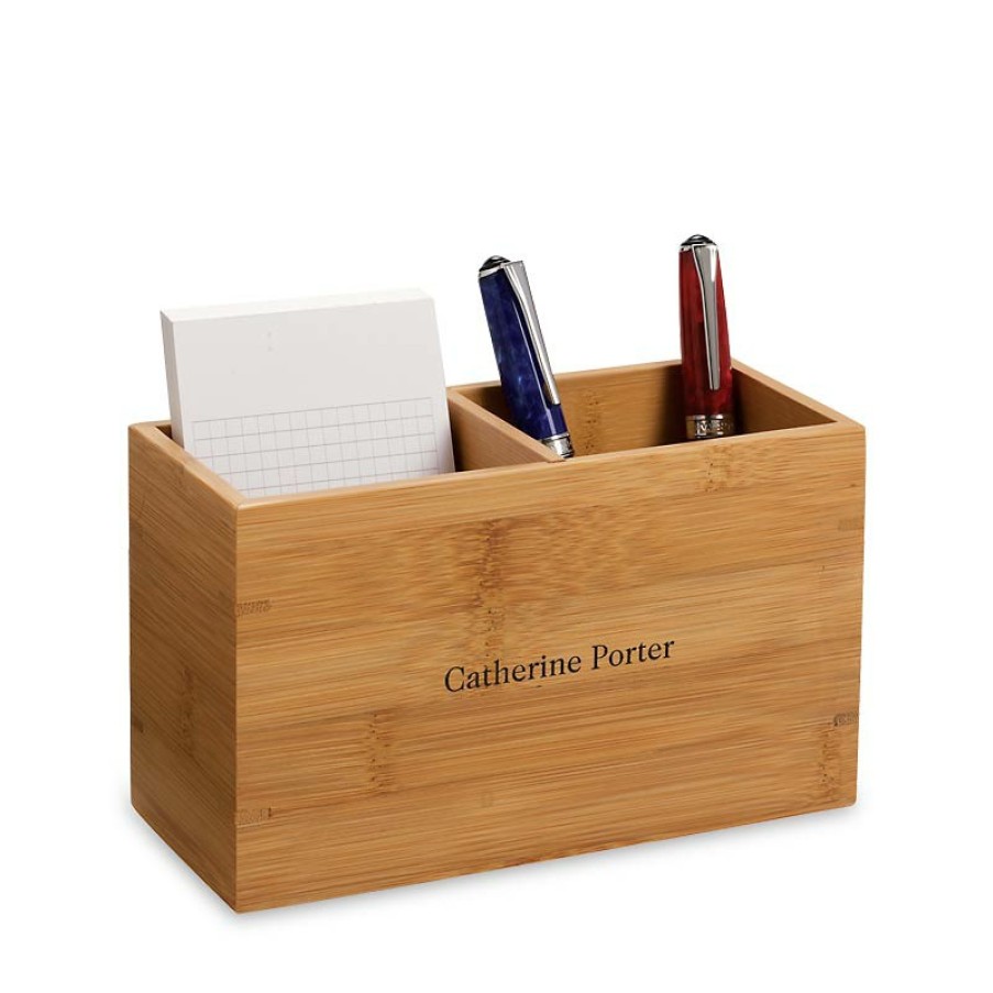 Home & Office Levenger Workspace Organizers | Nantucket Note Card Box