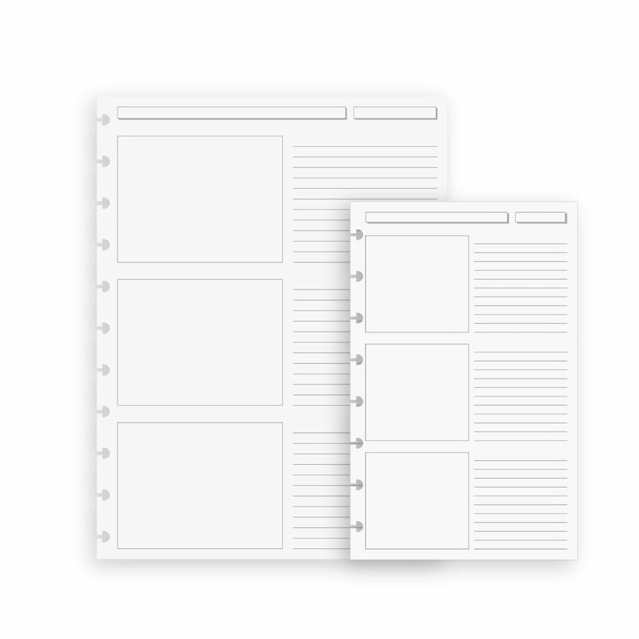 Circa Notebooks Levenger Circa Letter Refills | Circa Storyboard Refill (100 Sheets)