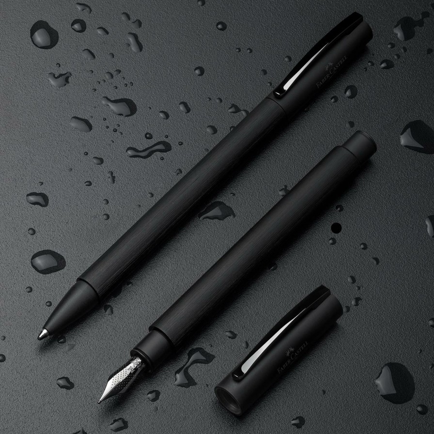 Writing Levenger + 22 More | Faber-Castell Ambition All Black Fountain Pen