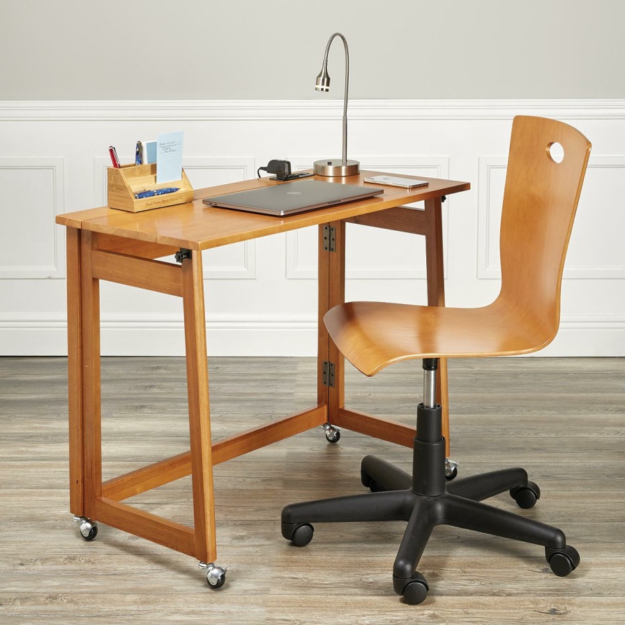 Home & Office Levenger No-Room | No-Room Folding Tech Desk