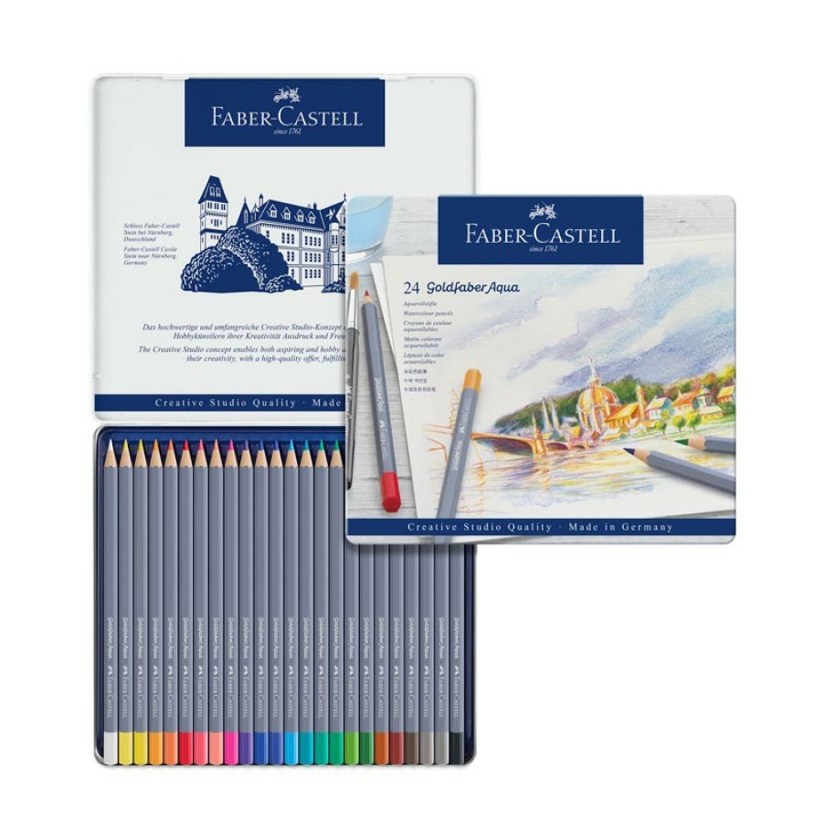 Writing Levenger Faber-Castell | Faber-Castell Watercolor Pencil Set (Set Of 24)