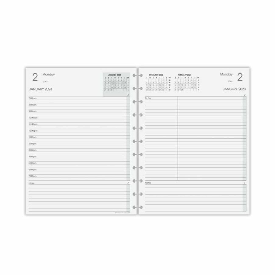 Circa Notebooks Levenger Circa Smartplanners® | Circa Daily Agenda Refill