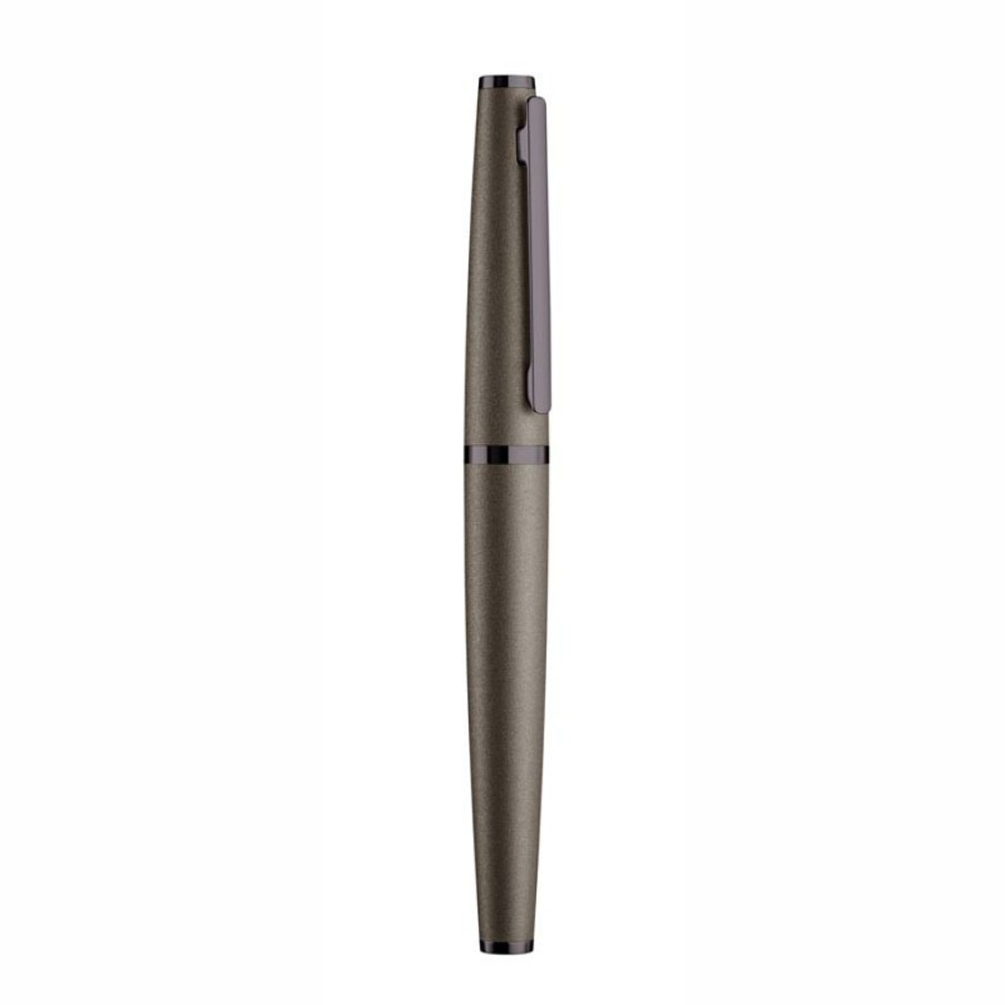 Writing Levenger Rollerball Pens | Otto Hutt D06 Matte Pvd Rollerball Pen Ash Grey