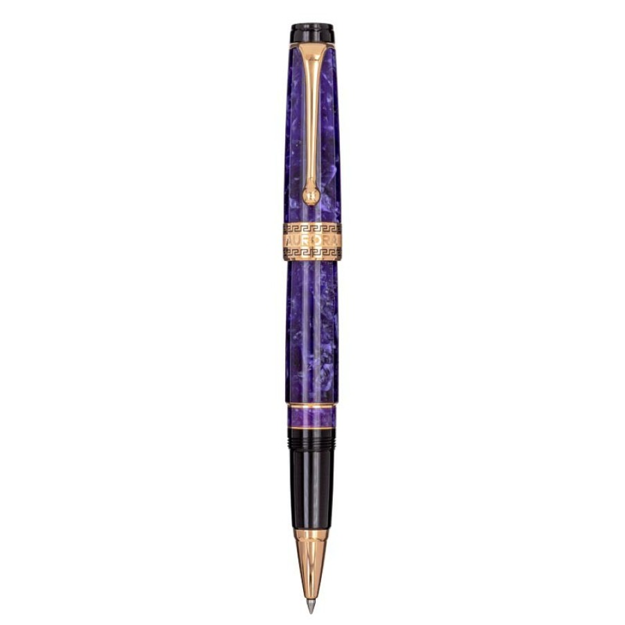 Writing Levenger Rollerball Pens | Aurora Optima Viola Rollerball Pen