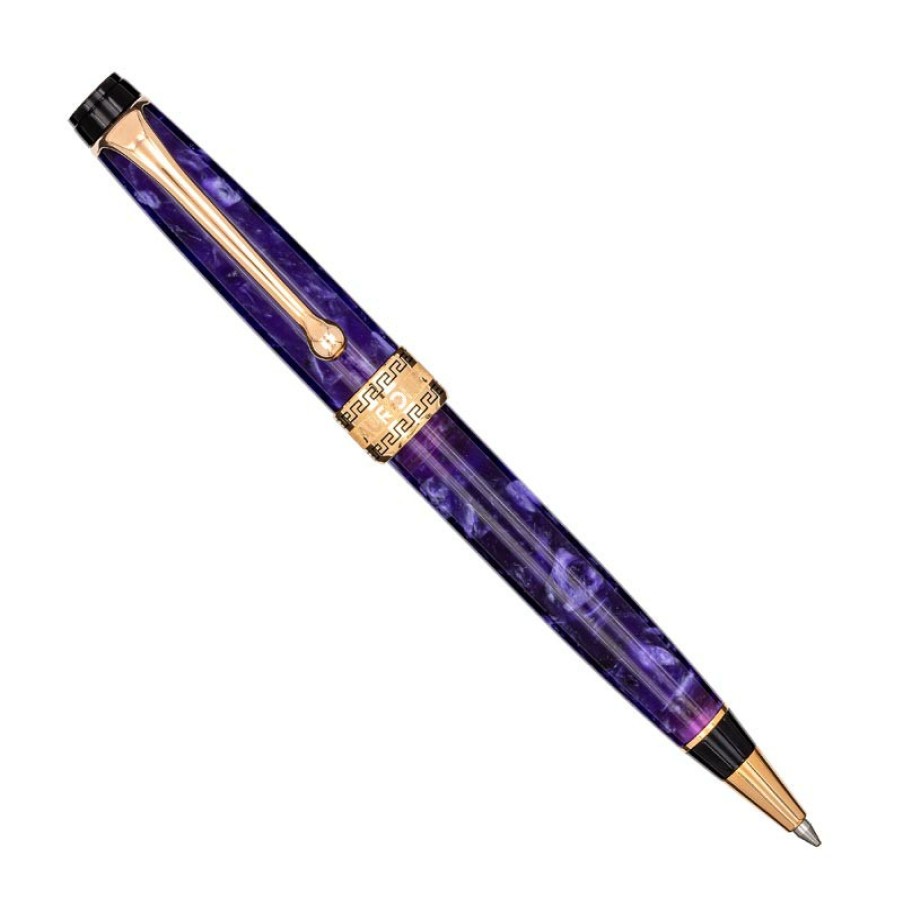 Writing Levenger + 22 More | Aurora Optima Viola Ballpoint Pen