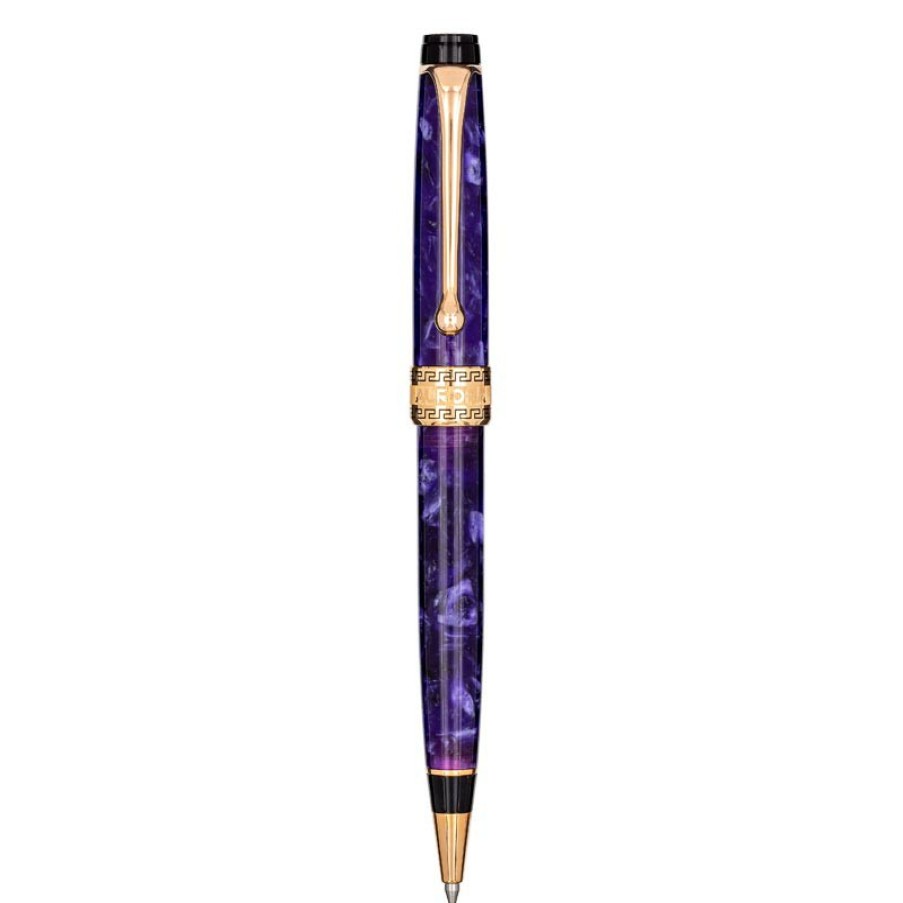 Writing Levenger + 22 More | Aurora Optima Viola Ballpoint Pen